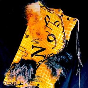 Leather/ fur  crossbody/shoulder bags and clutch